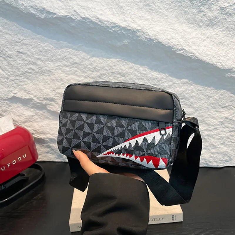 Creative Shark Mouth Crossbody Bag Simple Coin Purse Mobile