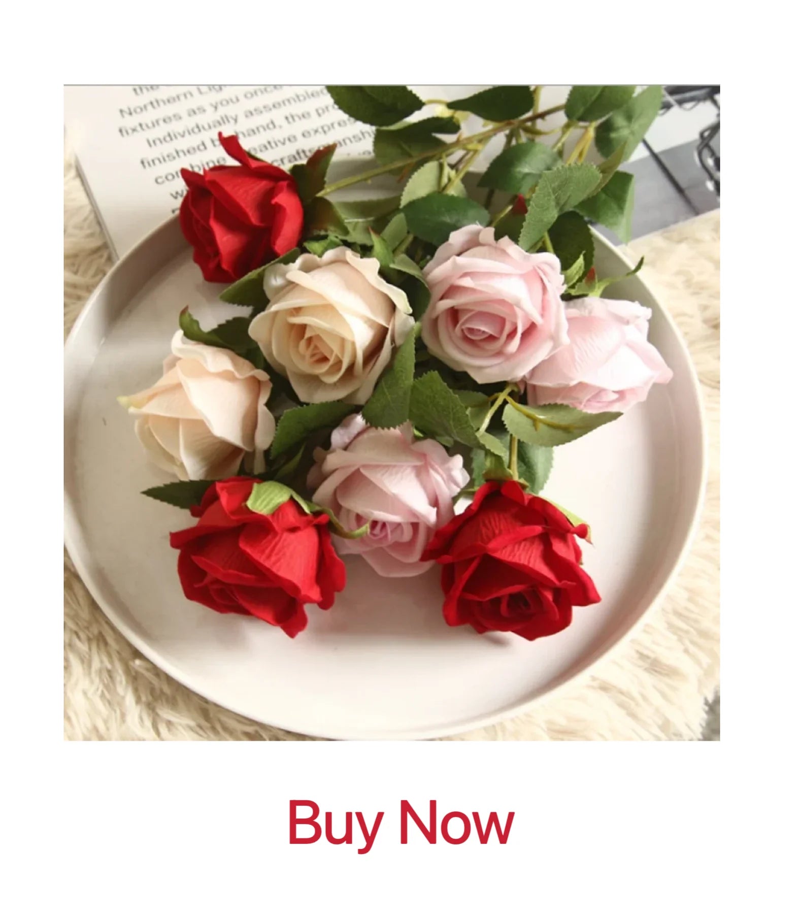 5/10Pcs Silk Dahlias Artificial Flower Home Decor Wedding Diy Rose Arch Christmas Garland Material Fake Peony Bridal Accessories