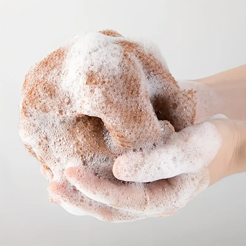 Long Nylon Scrub Towel Exfoliating Mesh African Net Bath Sponge Washcloth for Back Shower Skin Care Towel Exfoliating Body Scrub