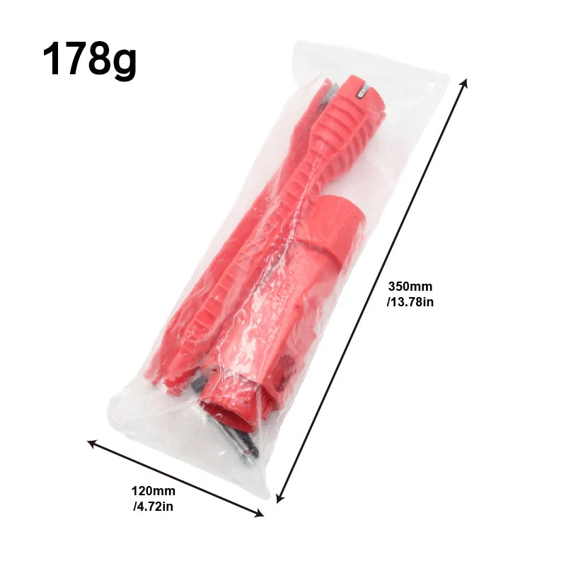 14-in-1 Sink Wrench Multi-function Faucet Wrench Broken Screw Extractor