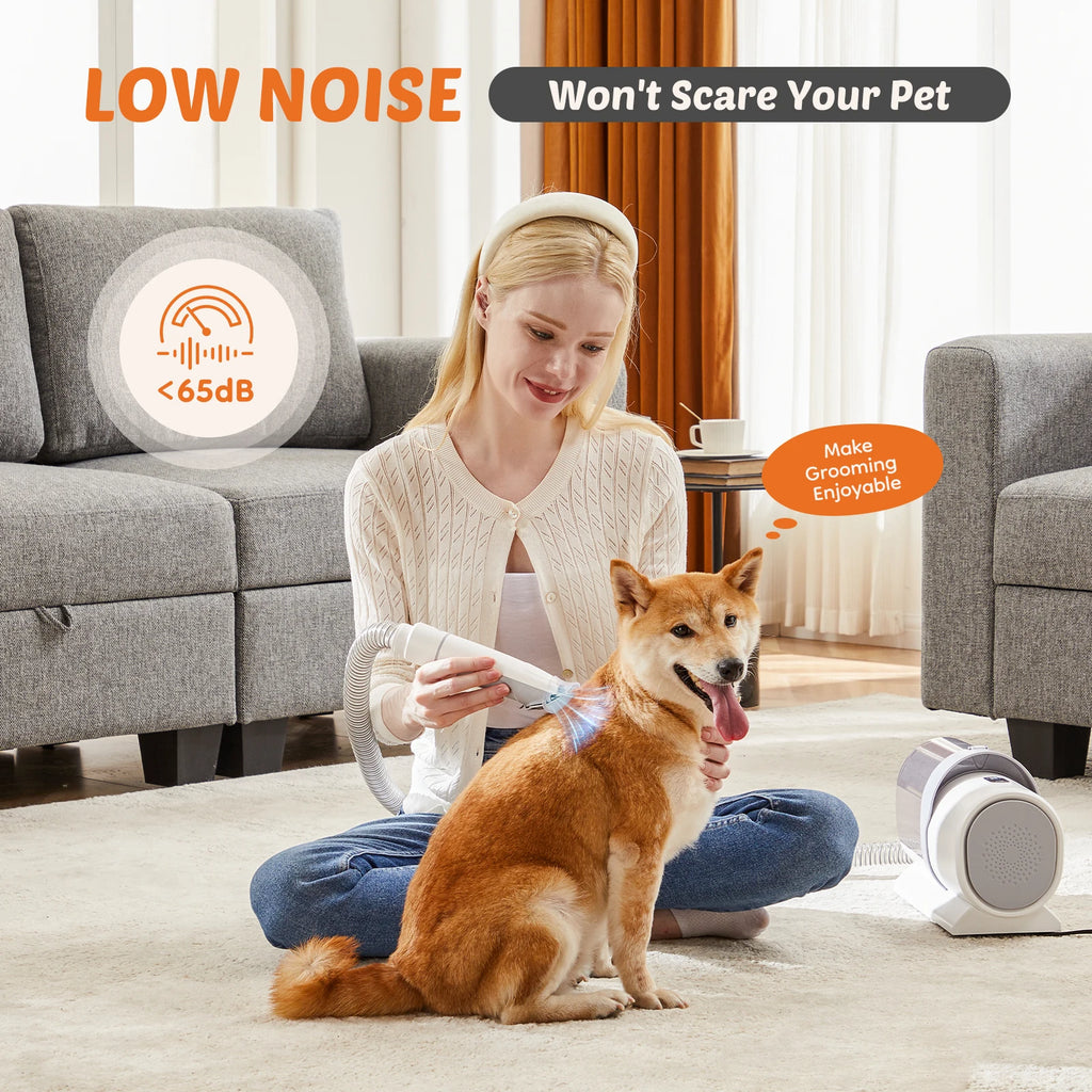 JHK 2.5L Professional Pet Grooming Vacuum Kit 3 Suction
