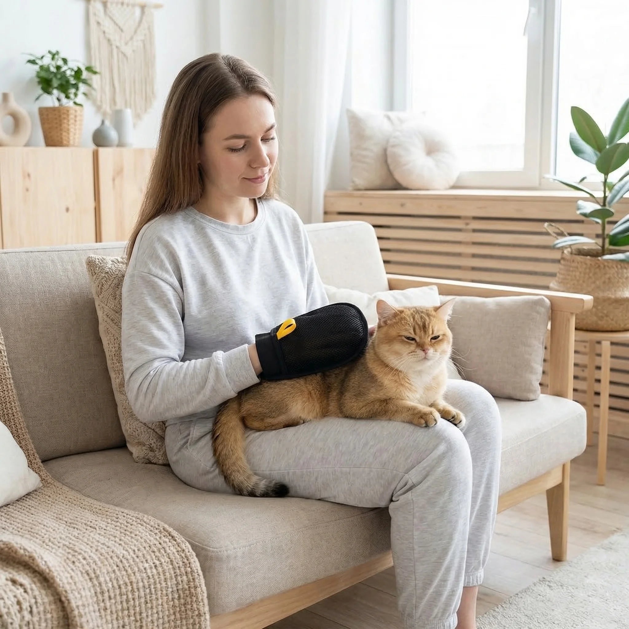 Cat Hair Removal Gloves Pet Grooming Gloves Dog Fur Removes Carpets Dog Accessories Cat Clean Products For Furniture Dirt Clean