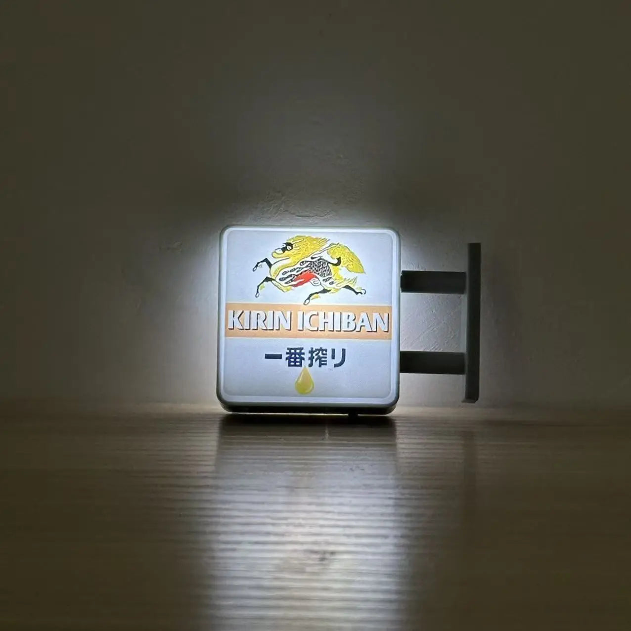 Glowing Mini Cute Fridge Magnets Light Box Coffee Beer Illuminated Home Decor Accessories Japanese Underground Iron Family