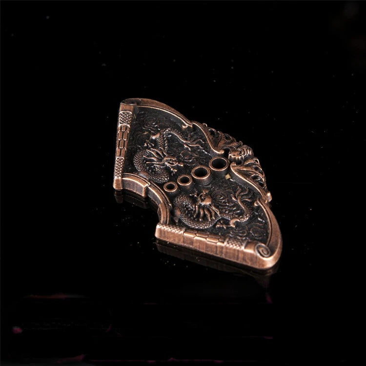 YXYMCF 1PC Alloy Incense Burner Stick Holder Plate Buddhism Zen Lotus Frog Snail Censer Bronze Nasturtium Home Decor 24 Styles
