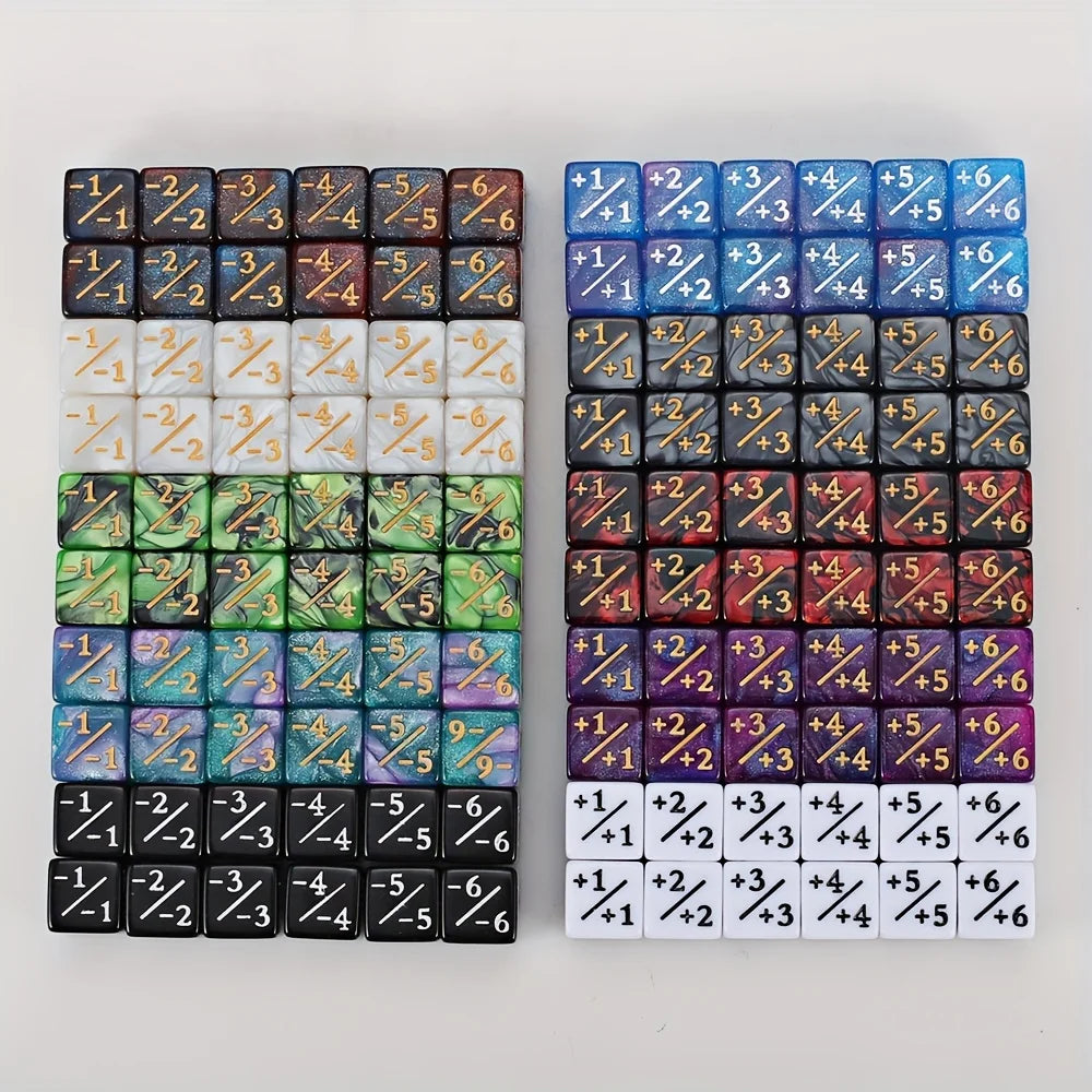 Magic Party Counting Dice Set With Starry Sky Design