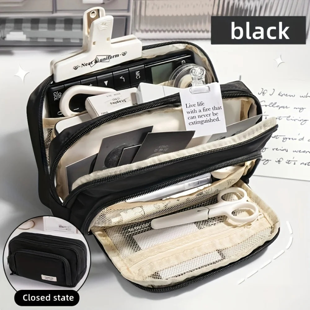 A Large-capacity Multi-layer Pencil Case