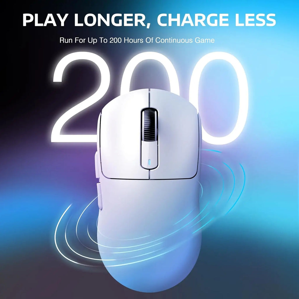 Wireless Ergonomic Gaming Mouse, 26K DPI Sensor