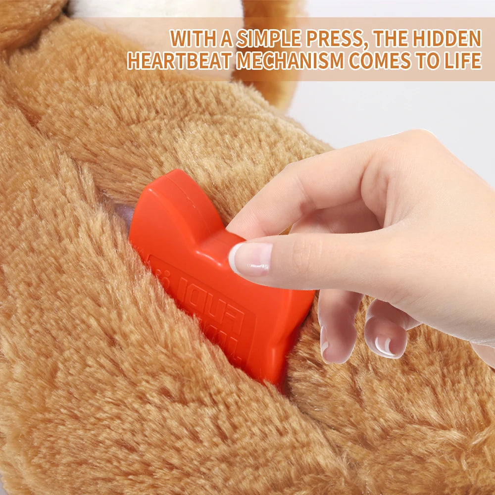 Puppy Dog Heartbeat Toy, Sleep Aid Crate Kennel Training Puppy Toy, Interactive Pet  Squeaky Chew Dog Toy