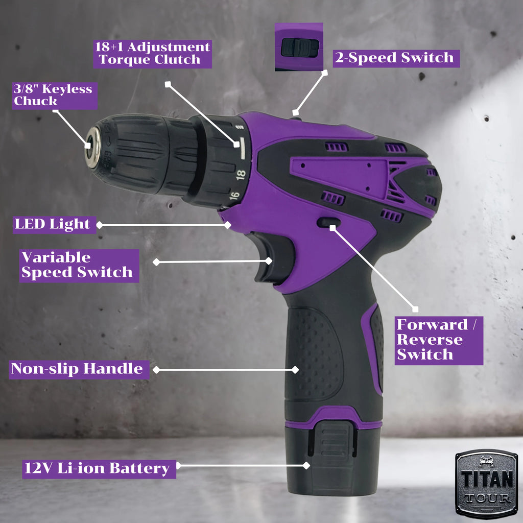 Industrial Grade Drill Bit Purple Diamond 1 Charge Or