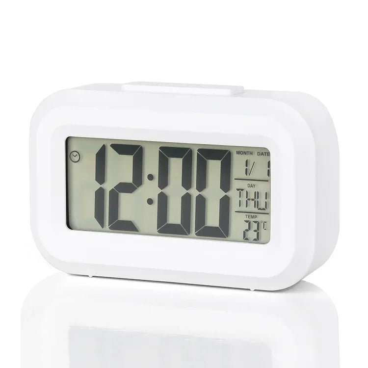 Digital Led Clock Household Bedside Battery Powered Multi-function Alarm