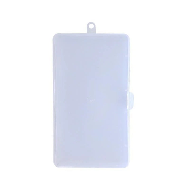 1Pcs New Stationery Holder Sticker Plastic Storage Box Manual Account Container Tool Case Mini Transparent Office Desk Organizer