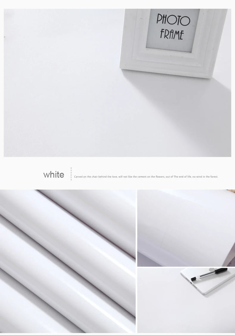PVC DIY Waterproof Oil-proof Wall Stickers Self-Adhesive Marble Wallpaper Cabinets Countertop Bathroom Desktop Renovation Films