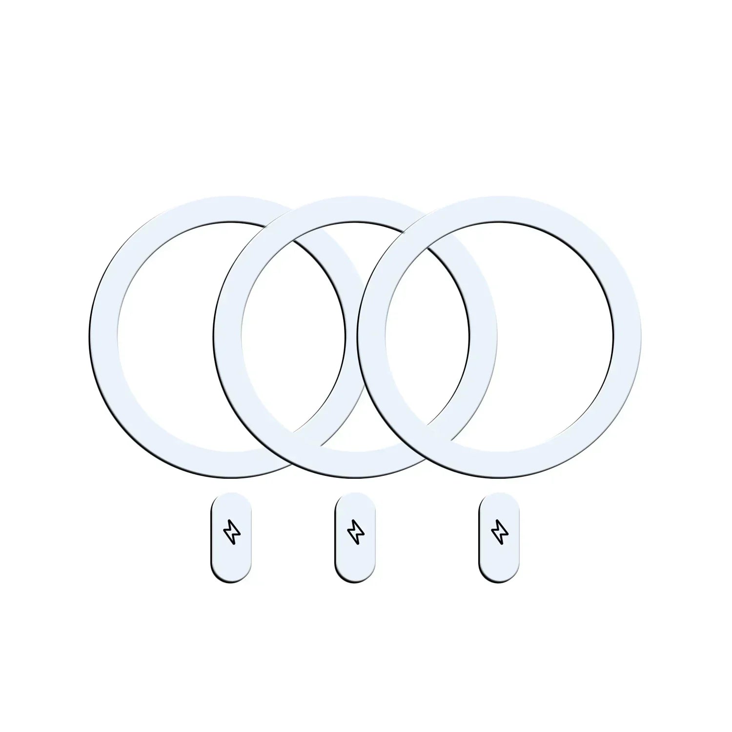 5-1PCS for Magsafe Self Adhesive Metal Plate Ring Universal for Magsafe Magnetic Wireless Charger Iron Sheet Sticker for IPhone
