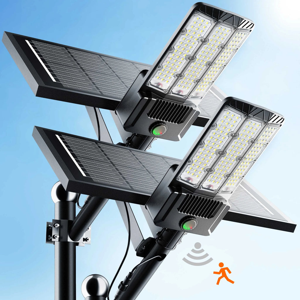 Solar Area Lights Outdoor Commercial 9000W LED Parking Lot