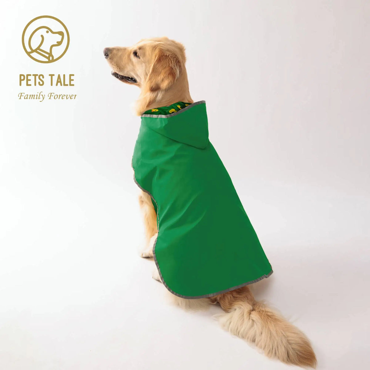 Keep Your Pup Dry &amp; Stylish: Double-layer Yellow Raincoat