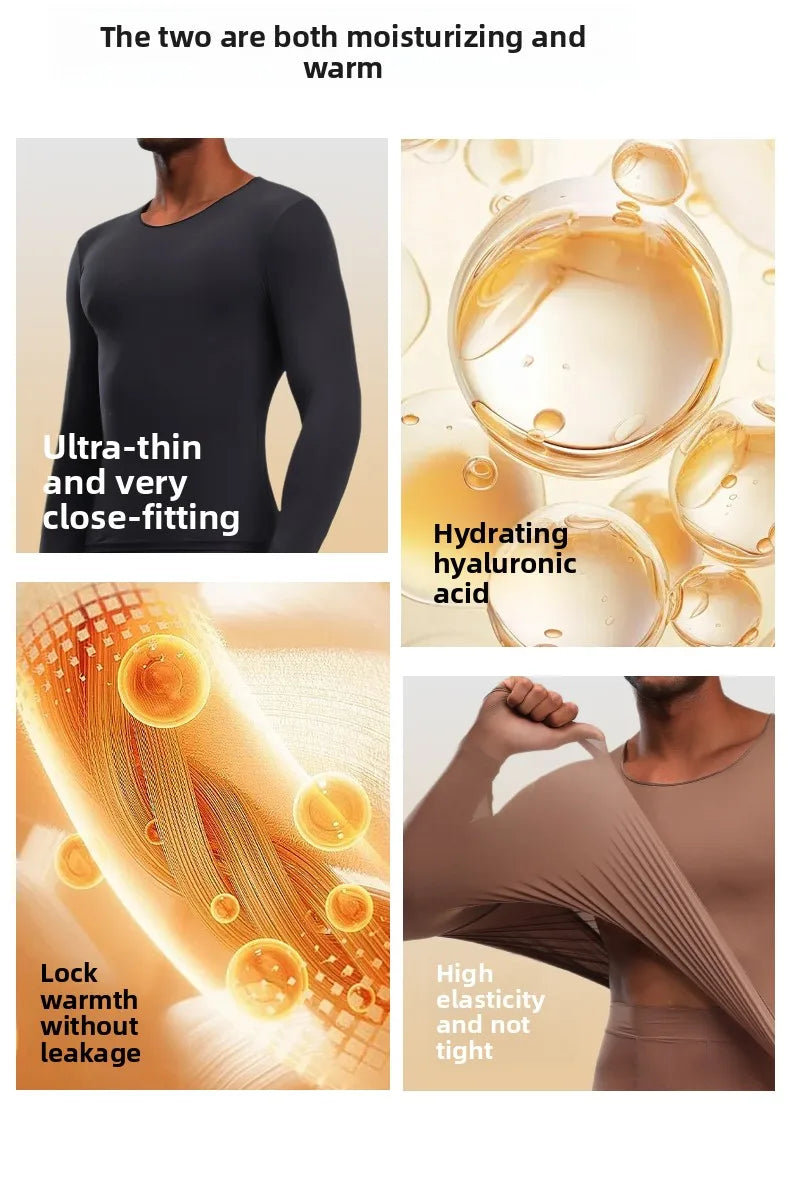 Men Skin Bottom Clothing Hyaluronic Acid Skin Care Clothing 37 Degrees Constant Temperature Ultra-Thin