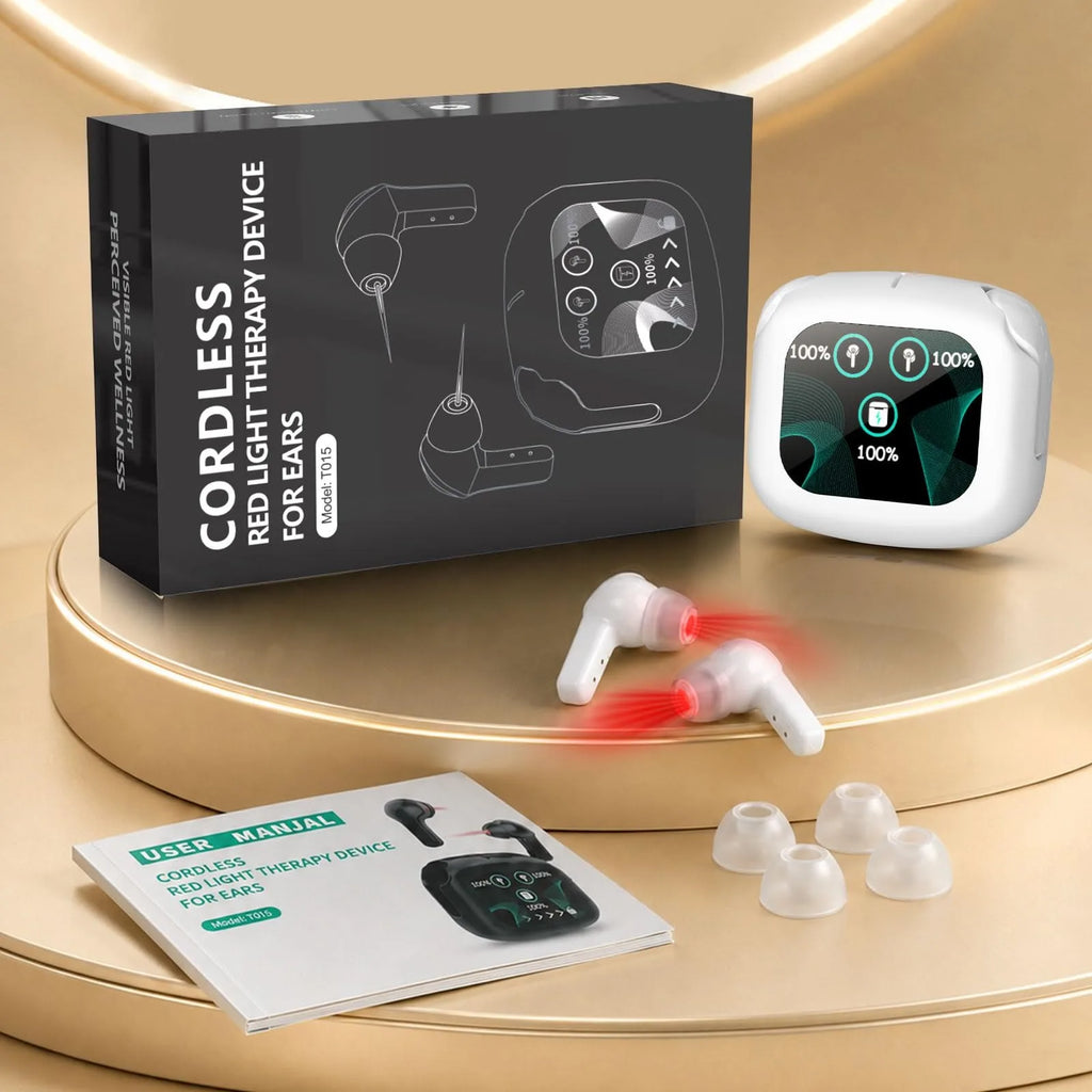 Cordless 650nm Ear Light Device for Tinnitus Otitis Media