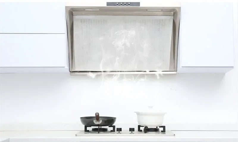 5/10M Disposable Hood Oil Filter Paper Non-woven Cooker Hood Extractor Fan Filter Kitchen Hood Grease Anti Oil Cotton