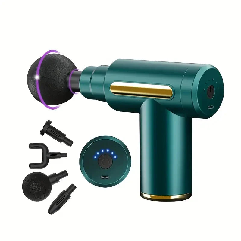 Muscle Relaxation Mini Massage Gun, Suitable For Full-Body And Arm And Back Massage. Mini And Compact, Portable, Type-C Charging, Handheld Electric Muscle Massager To Relax Muscles After Exercise And Fitness