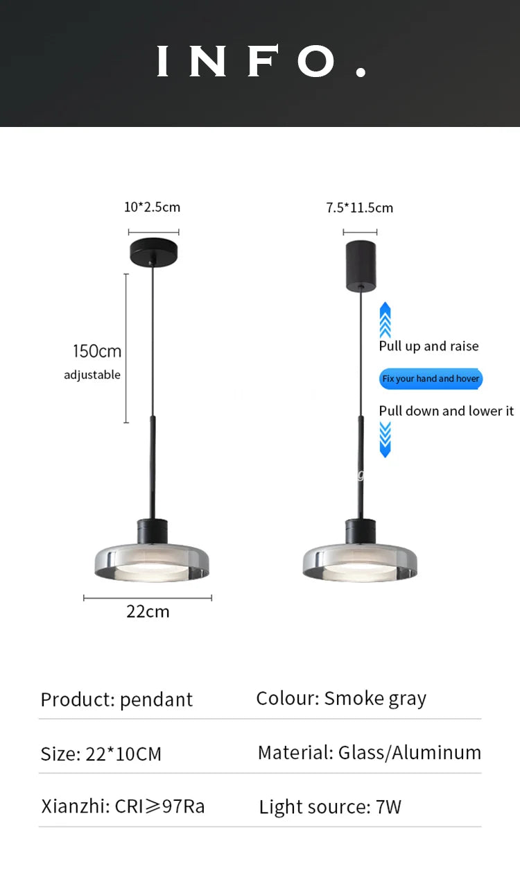 Menvix Nordic Modern Design Glass Small Chandelier for Bedroom Living Dining Room Led Pandant Light Home Decor Fixture Hang lamp