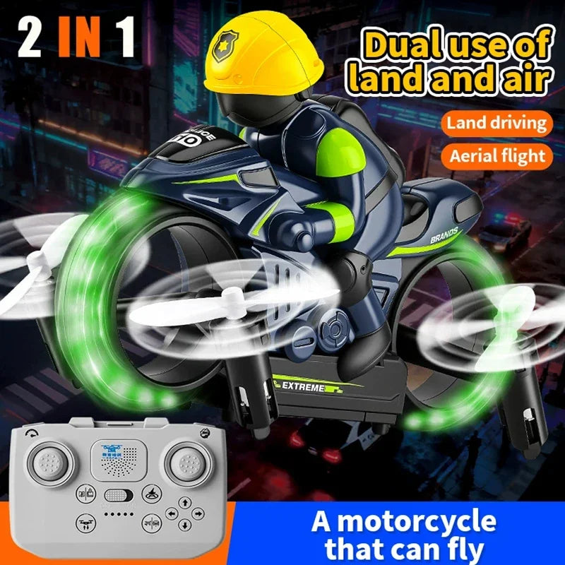 2IN1 RC Car and RC Drone Land and Air