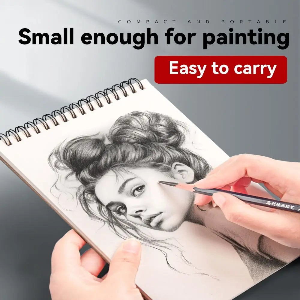 30 Sheets 8K 16K Coil Sketchbook Spiral Bound Eco-friendly