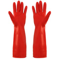 1 Pair Heavy Duty Rubber Gloves with Extra Long Cuffs Safety Gauntlet Car Washing Gloves For Dish Washing Household Cleaning