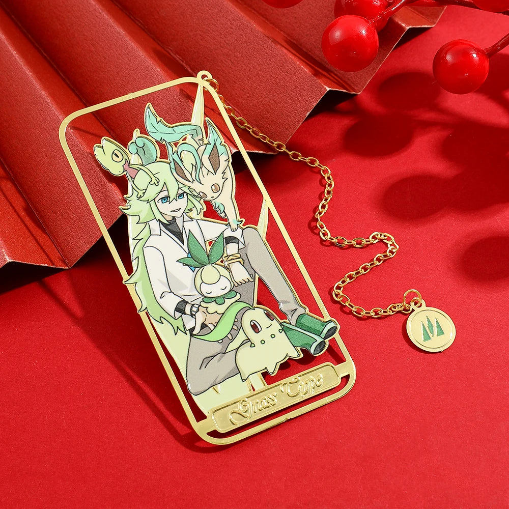 Cute Anime Pet Genie Book Mark Girl Fan Collection Metal Bookmarks Gift for Book Lover, Girl Book Accessories Reading Marker