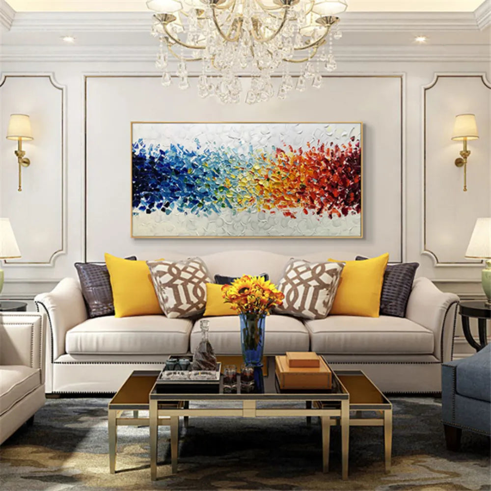 Classic Abstract Aesthetics Wall Art Block Texture HD Oil On Canvas Posters And Prints Home Bedroom Living Room Decoration Gifts