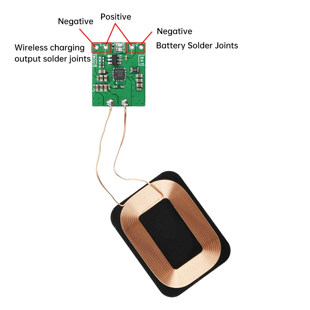5V 1A Wireless Charger Transmitter Module Wireless Power Supply Module PCBA Board Circuit Board Module for DIY Phone