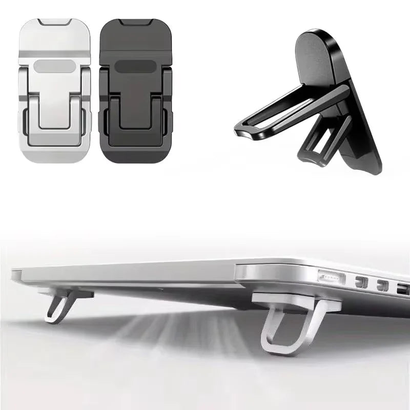 Set Foldable Laptop Stand Portable Notebook Support Holder Adjustable