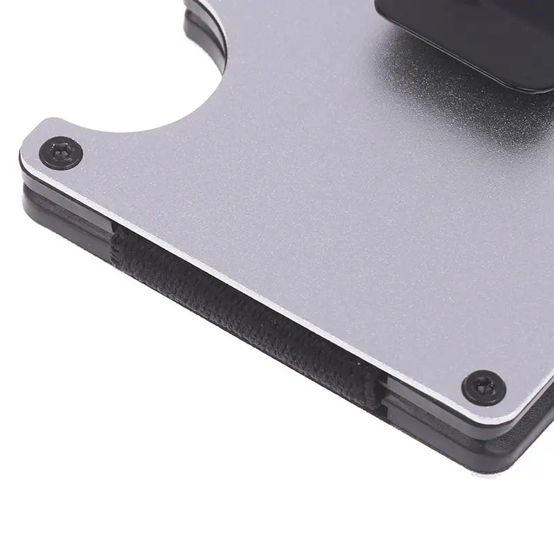 RFID Minimalist Wallet Men Women Slim Credit Card Holder With Money Clip Anti Theft Design For Commuting BusinessGood Quality
