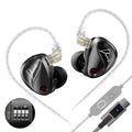 KZ Duonic Hifi Earphones with Super Stroke Three Magnetic
