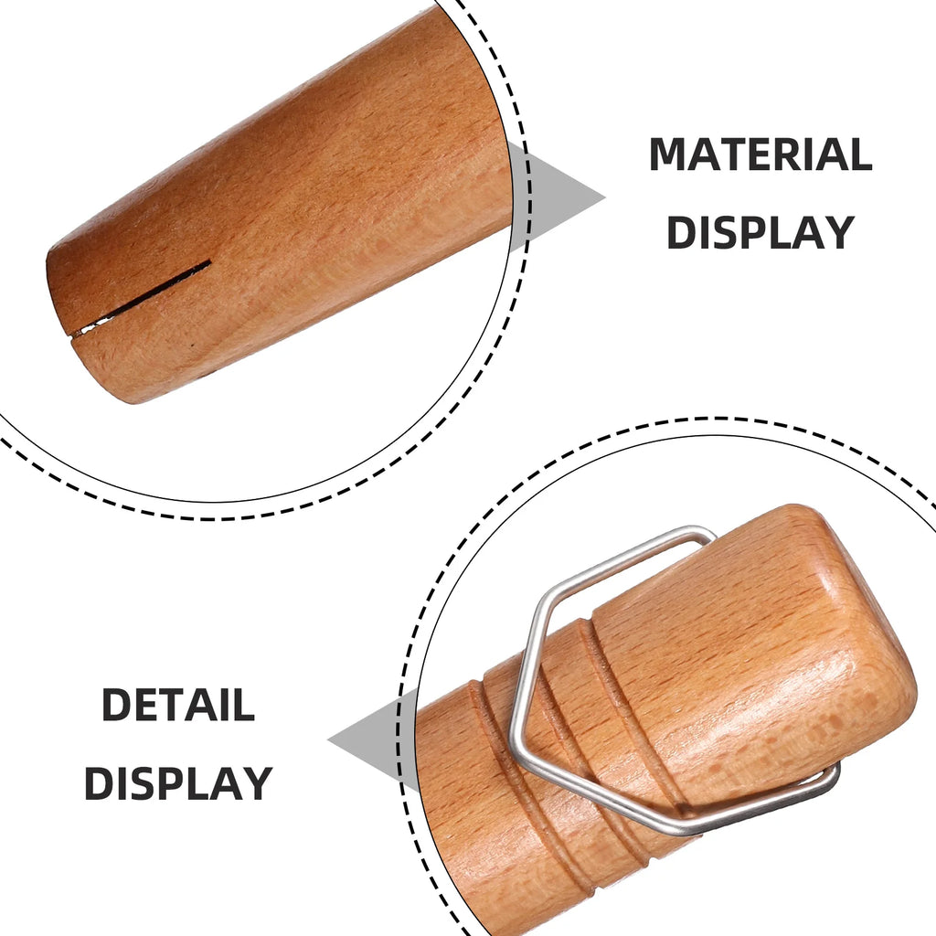 1pcs Pot Handle Frying Pan Wooden Detachable Cookware Part Japanese Design Universal Fit Stockpot Milk Pan Saucepan Wok