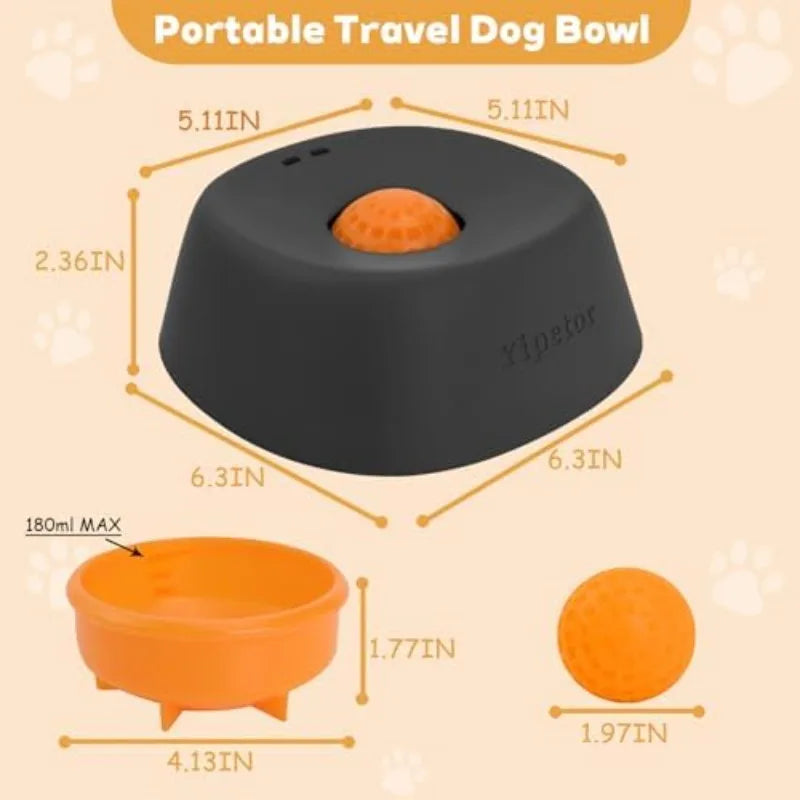 Dog/cat licking bowl, pet licking toy slow food bowl, makes dogs/cats love licking.
