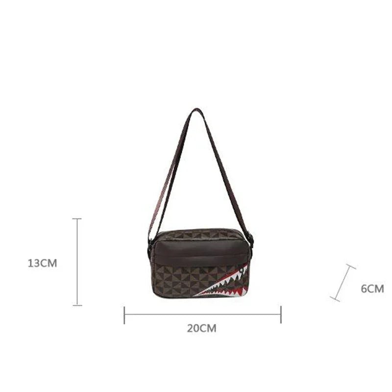 Creative Shark Mouth Crossbody Bag Simple Coin Purse Mobile