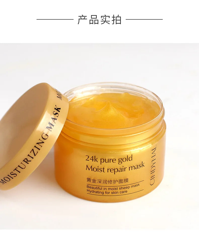 Face Cream Anti Wrinkle Improve Fine Lines Brightening Whitening Collagen 24k Gold Serum Cream Sleeping Mask Skin Care Creams
