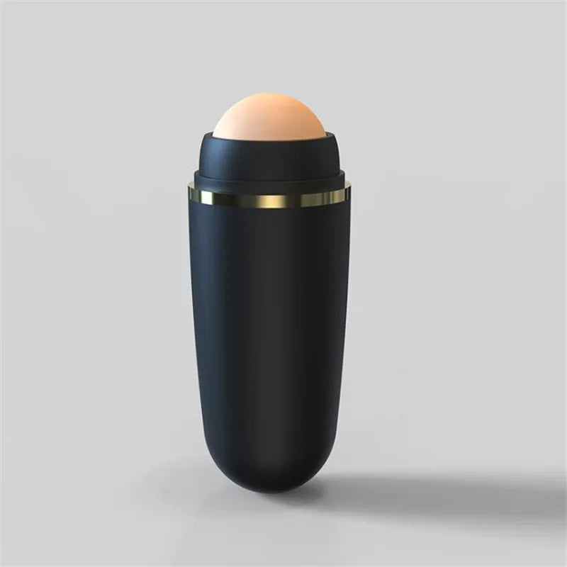 Face Oil Absorbing Roller Natural Volcanic Stone Massage Body Stick Makeup Face Skin Care Tool Facial Pores Cleaning Oil Roller