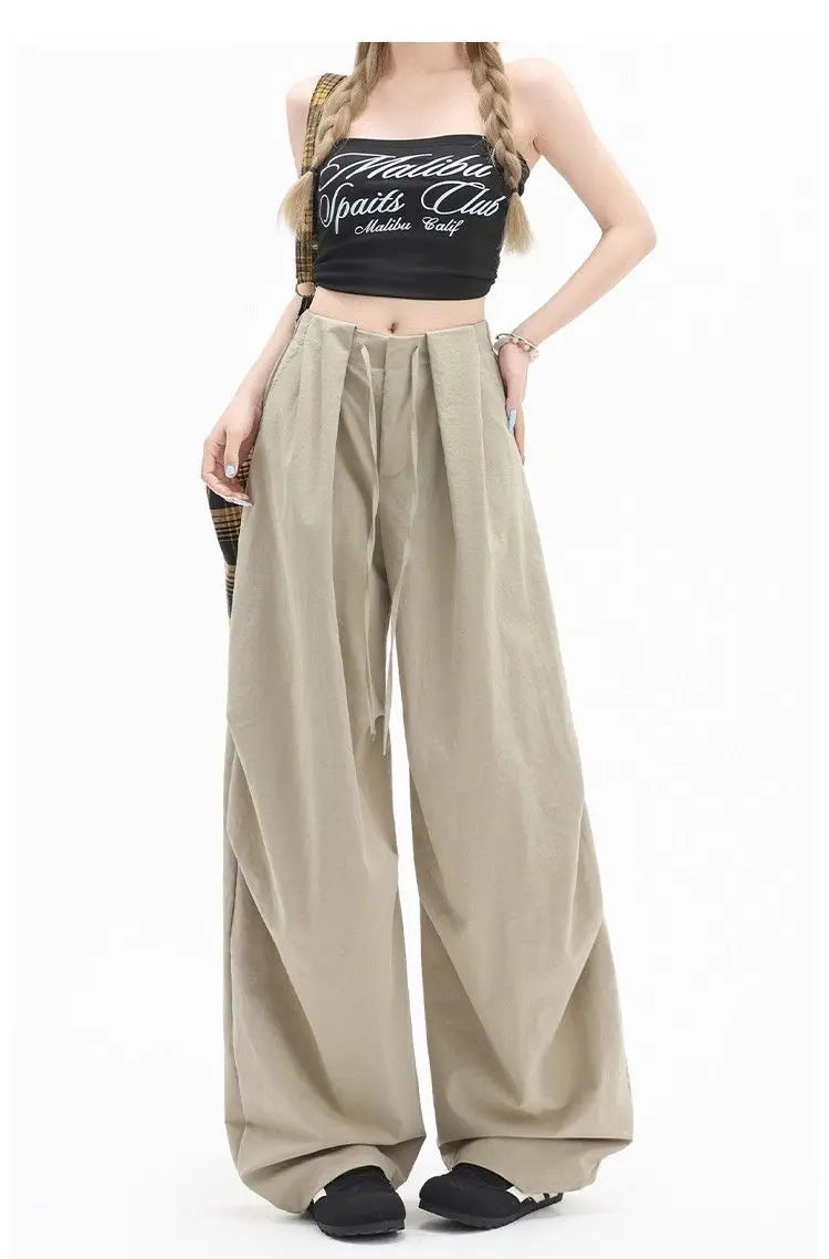 Y2K Cargo Pants for Women Streetwear Baggy Sweatpants Harajuku