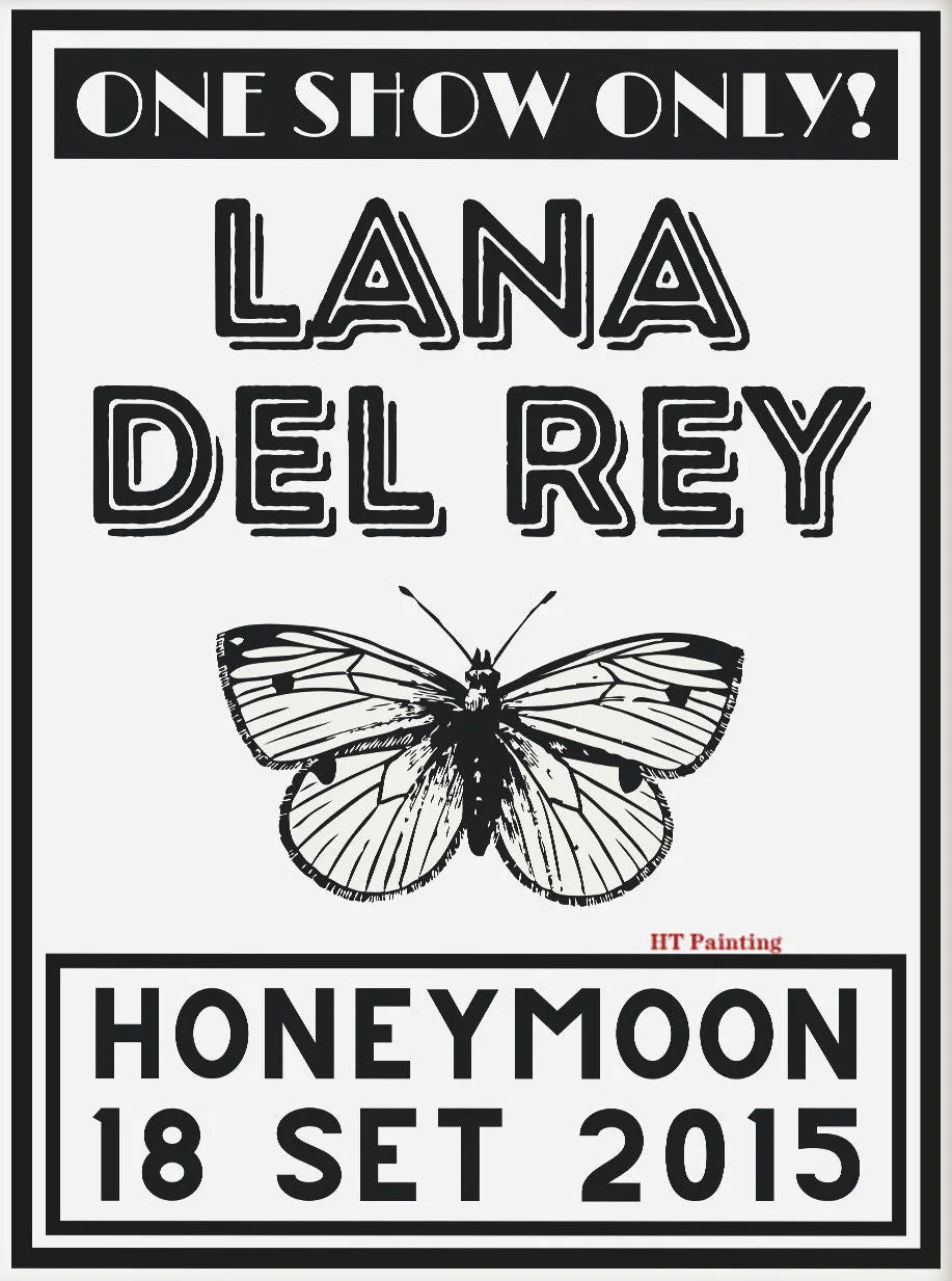 Singer Lana Del Rey Trendy Music Album Lyrics Cover Born To Die Poster Canvas Painting Wall Art Pictures Home Dorm Decor Gift