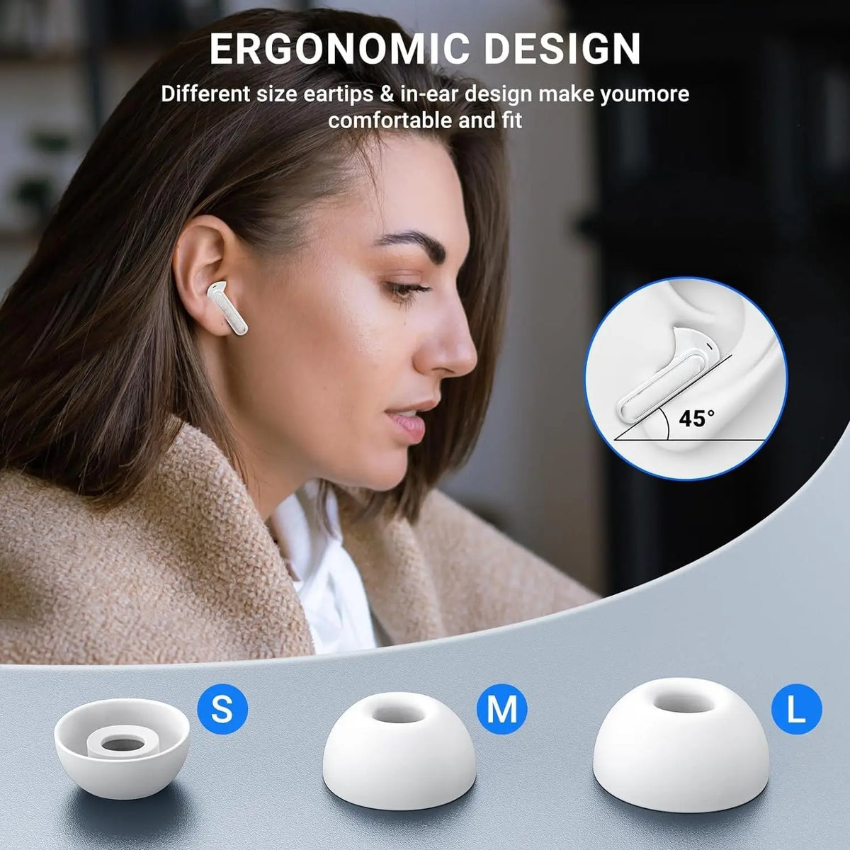 Air 3【 Pro3 】 Bluetooth Wireless Earbuds with Heart Rate Monitoring