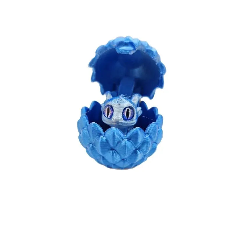 3D Printed Toys Mini Dragon Egg Set Creative Simulations Model Easter Home Decor Kids Gift Cute 3D Printing Design
