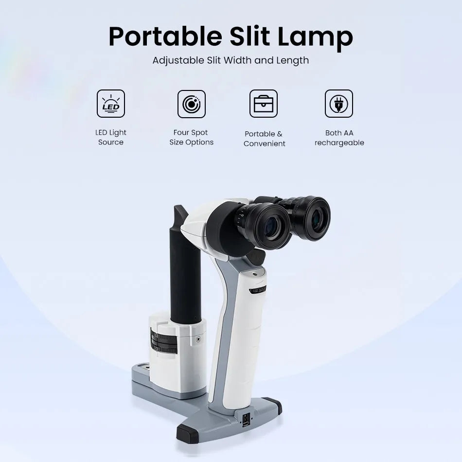 China Most Advanced Ophthalmic Portable Slit Lamp With Low