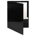 Black Glossy Two-Pocket Folders 3-Pack