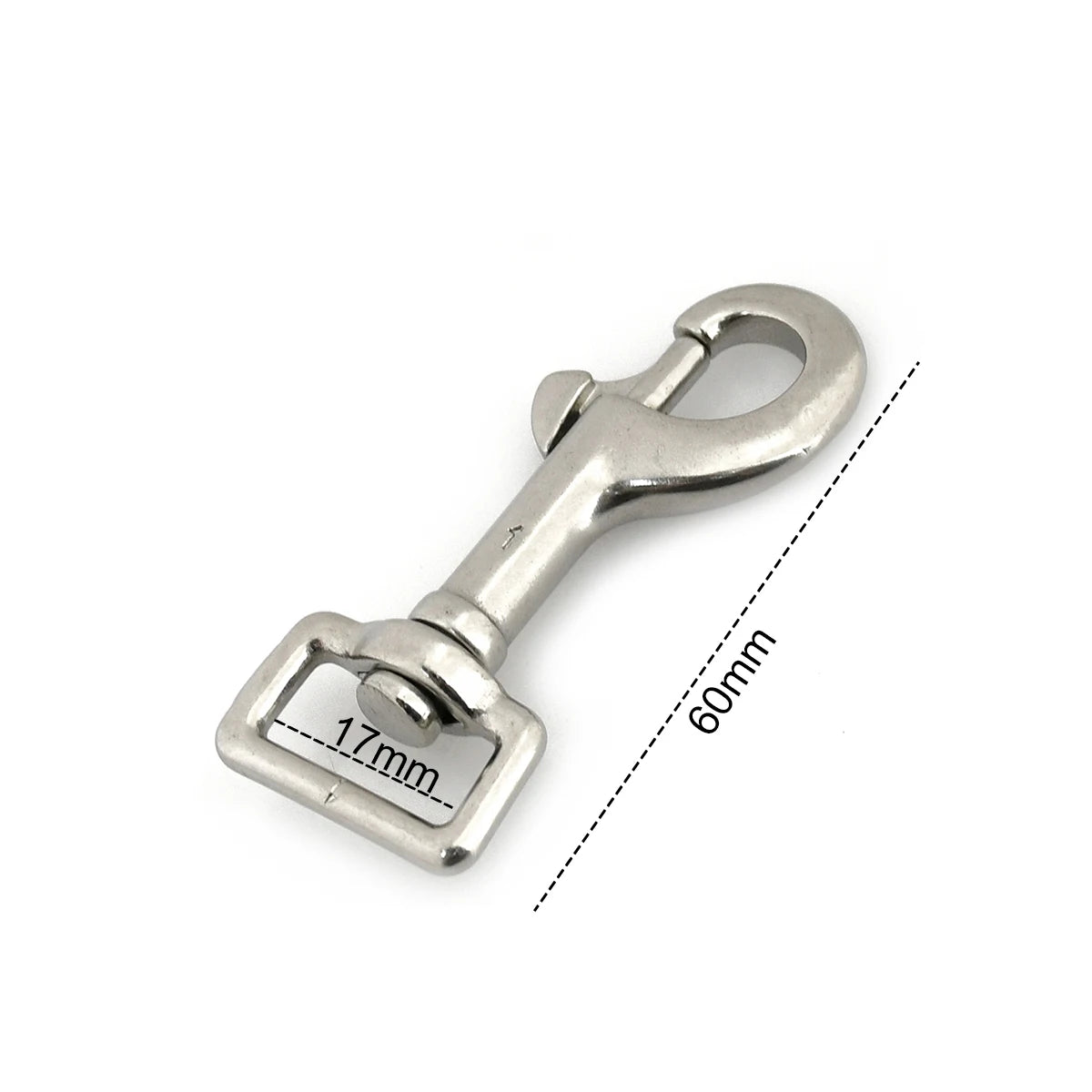 1x Stainless Steel Trigger Swivel Eye Bolt Snap Hook For webbing Leather Craft Bag Strap Belt Clasp Pet Dog Leash Clip Quality