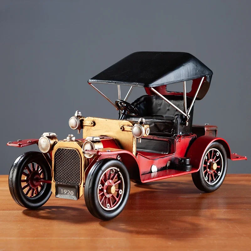 Vintage Nostalgic Vintage Car Models Office Accessories Creative Home Porch Living Room Wine Cabinet Decorations Room Decor