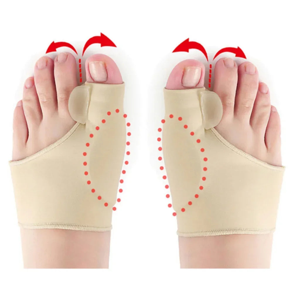 Hammer Toe Straightener 1Pair Toe Separator Hallux Valgus Bunion Corrector Foot Pain Relief Orthopedic Pedicure Tools Foot Care
