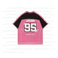 2026 New Y2K Korean Girl Group Concert T-Shirt RosÉ Letter Print Oversized Short Sleeved Fashion Casual Women's Sport Jersey Kid