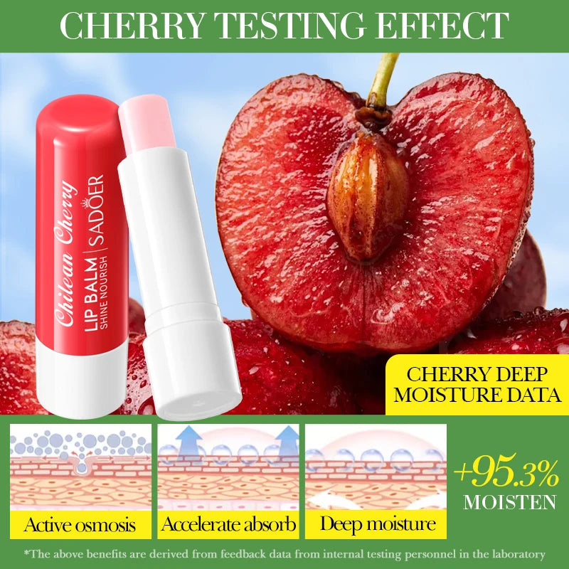 SADOER Moisturizing Lipstick Plump Lips Nourishing Hydrating Anti Wrinkles Lip Balm Lips Plumper Beauty Skin Care