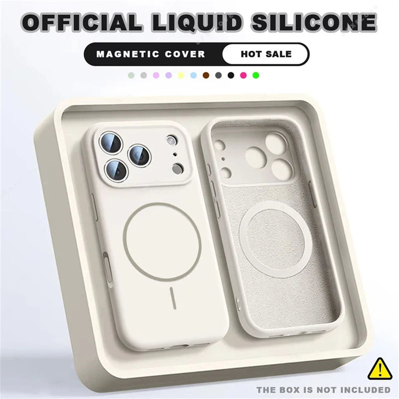 For Magsafe Liquid Silicone Phone Cases For iPhone 18